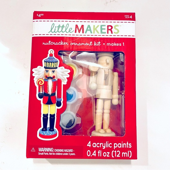 Little Makers Art Nwt Little Makers Nutcracker Ornament Craft Kit